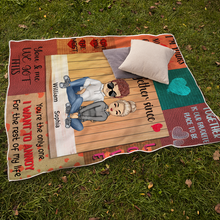 You're The Only One I Want To Annoy For The Rest Of My Lift - Gift For Couple - Personality Customized Blanket