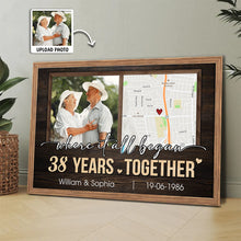 Where It All Began - Personalized Customized Canvas - Gift For Family, For Couples, Lovers