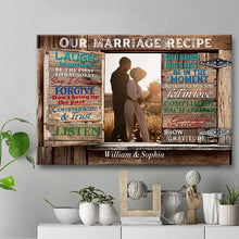 Custom Photo Personalized Canvas - Special Wedding Souvenirs For Husband And Wife - Gifts For Couples