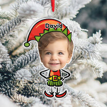 Celabrate Christmas With Custom Photo Ornament - Personalized Acrylic Ornament - Gift For Family Members