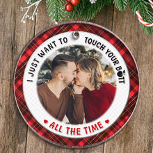 Romantic Custom Photo Ornament - Personalized Acrylic Ornament - Christmas Gifts For Couples, Lovers, Husband Wife