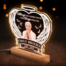 Custom Photo Your Light Will Always Shine - Customized Personalized 3D Led Light - Gift For Memorial Loss Family Gift