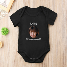 Custom Photo Baby Face Family Birthday Gift Personalized Custom Baby Onesie