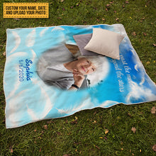 Custom Photo Personalized Fleece Blanket In Loving Memories Memorial Flannel Blanket Memorial Gifts