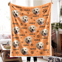 Custom Photo Fur Baby Face - Personalized Customized Blanket - Gift For Pet Lover, Dog Lover