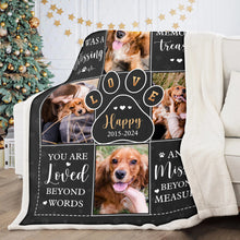 Custom Photo Your Life Was A Blessing  - Personalized Photo Blanket - Gifts For Pet Lovers