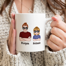 Like Father Like Daughter Fist Bump Gift For Father Personalized Custom Ceramic Mug
