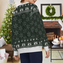 Merry Woofmas - Ugly Sweater - Christmas Gifts For Dog Lovers Personalized Custom Ugly Sweatershirt