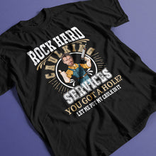 Custom Face Rock Hard Caulking Services - Personalized Photo T-Shirt
