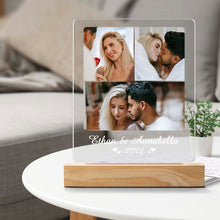 Custom Photo With Loved Ones - Personalized Customized 3D LED Light - Gift For Family Members, Couple, Best Friends