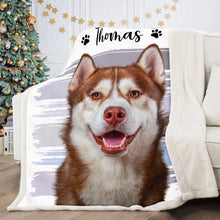 Custom Photo Upload Pet Image -  Personalized Blanket - Gift For Dog Lovers