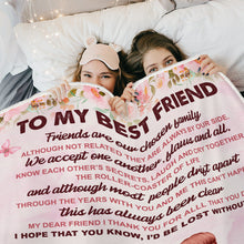 For My Friend - Warm Gift Customized Blanket - Gift For Best Friend Bestie