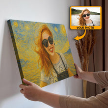 Starry Night Sky Photo Theme Horizontal - Turn Your Moments With Loved Ones Into An Art Piece - Unique Gift For Family Members, Siblings, Friends