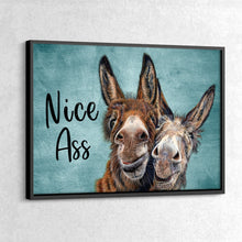 Funny Donkey Hello Sweet Cheeks Donkeys Funny Bathroom - Personalized Custom Poster Gifts