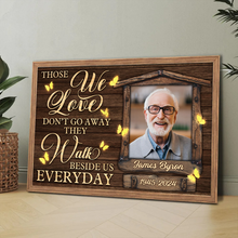 My Mind Still Talks To You - Personalized Customized Canvas - Memorial Gift For Family Members