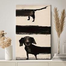 Dog Oil Canvas Decorative Painting, Ideal Gift For Living Room, Kitchen, Decor Wall Art Wall Decor