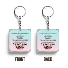 I Hope You Believe In Yourself - Gift For Sister, Brother, Friends Personalized Custom Keychain