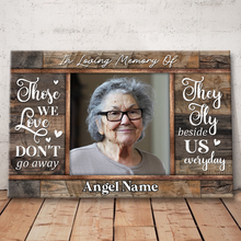 Custom Photo - Don't Go Away - Personality Customized Canvas - Gift For Loss Memorial Gift