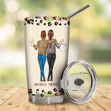 First Mom Forever Friend  - Personality Customized Tumbler - Gift For Mom Mother's Day Gift