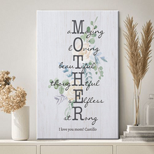 Composition Of Mother - Customized Personality Canvas - Gift For Mother Mom Grandma