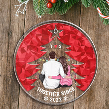 Together Since - Customized Personalized Acrylic Ornament - Couple Gift For Husband Wife