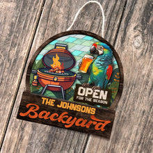 Open For The Season - Personalized Door Signs Gift For Family, Friend