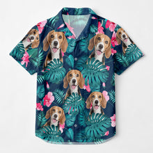 Custom Pet Photo Flowery - Personalized Customized Hawaiian Shirt - Lovely Gift For Pet Lovers