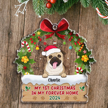 My 1st Christmas In My Forever Home - Personalized Customized Ornament - Christmas Gifts For Dogs,  Dog Lovers