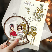 Merry Friendsmas - Friendsmas Ornament - Christmas Gifts For Besties Personalized Custom Acrylic Ornament