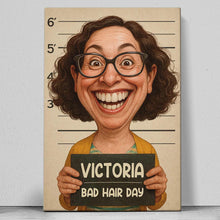 Custom Photo Funny Art Caricature Style - Personalized Customized Canvas - Unique Gift For Family Members, Best Friends, Siblings