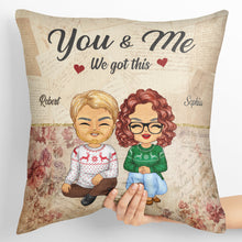 Vintage Couple Together Since - Personalized Customized Pillow - Anniversary Gift For Lover, Couple, Husband, Wife