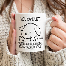 Custom Name Cat And Dog Funny Quote - Customized Personalized Mug - Gift For Friend, Coworkers