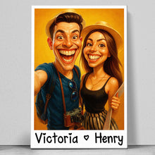 Custom Photo Loved One Caricature Style - Turn Your Moment Into A Unique Art Piece - Special Gift For Couple, Him, Her, Husband, Wife