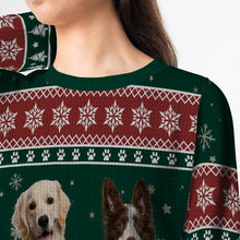 Custom Photo Personalized Ugly Sweater - Christmas Gift For Dog Lovers, Cat Lovers - Merry Woofmas