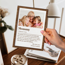 Custom Photo Personalized Customized 2-Layered Wooden Plaque - Gift For Family Husband Wife Couple Sister Bestie