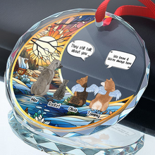 Still Miss The Sound Of Your Paws - Customized Personalized Glass Ornament - Memorial Gift For Pet Lover Pet Loss