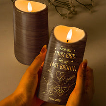 I Met You I Liked You I'm Keeping You Forever Yours - Personalized Candle LED Light - Gift For Couples, Lovers