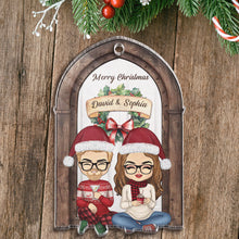 Merry Christmas - Customized Personalized Acrylic Ornament - Christmas Gift For Couple Husband Wife