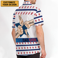 Five Star Best Dad Ever - Gift For Father Grandpa Dad - Customized Gift - Personality Customized Hawaiian shirt