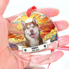 Custom Photo You Were My Favorite Hello And Hardest Goodbye - Customized Personalized Glass Ornament - Memorial Gift For Pet Loss