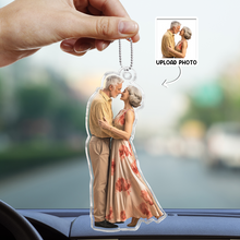 Love Design Custom Photo - Customized Personalized Car Ornament - Gift For Family Couple Husband Wife Gift Ideas