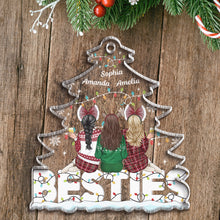 Christmas Bestie - Customized Personalized Arylic Ornament - Best Gift For Best Friend Gift Ideas