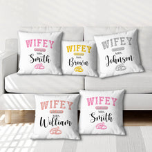 Wifey - Personalized Pillow - Christmas Gifts For Husband Wife, Anniversary