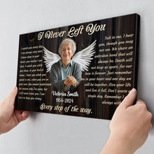 I Never Left You - Personalized Customized Canvas - Memorial Gift For Family Members