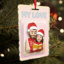 Custom Photo My Love - Personalized Acrylic Ornament - Christmas Gift For Family Member, Couples, Anniversary