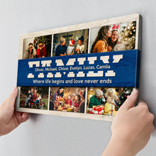 Family Custom Photo Wall Canvas - Personalized Customized Canvas - Gift For Family