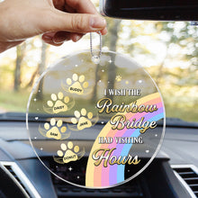 Cutie Pet Paws - Customized Personalized Car Ornament - Memorial Gift For Pet Lovers