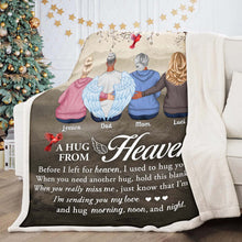 Before I Left For Heaven - Customized Personalized Blanket - Memorial Gift For Loss