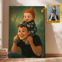 Cartoonize Your Photo Disney Style - Turn Your Photo to Cartoon Canvas - Gift For Family Members, Siblings