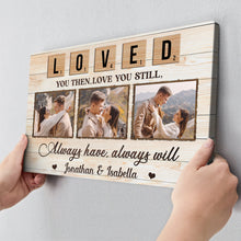 Lovely Couple Custom Photo Canvas - Personalized Customized Canvas - Gift For Couples, Lovers, Husband Wife